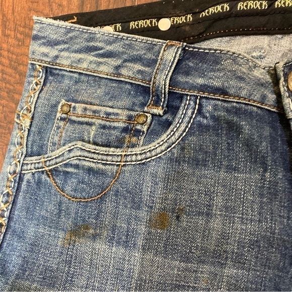 REROCK JEANS FOR EXPRESS vintage Y2K mid rise size 26 - Picture 15 of 16